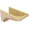 Ekena Millwork 10"W x 20"D x 10"H Wide Helena Rough Cedar Woodgrain TimberThane Corbel, Primed Tan CORUR10X20X10HELRCPR - alternate 5